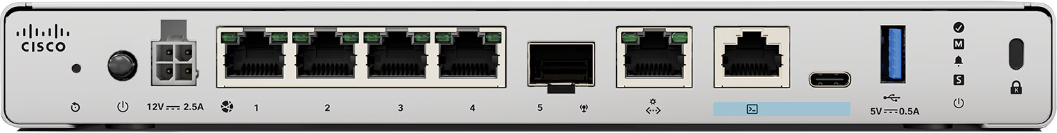 Cisco Secure Firewall 220 Front View