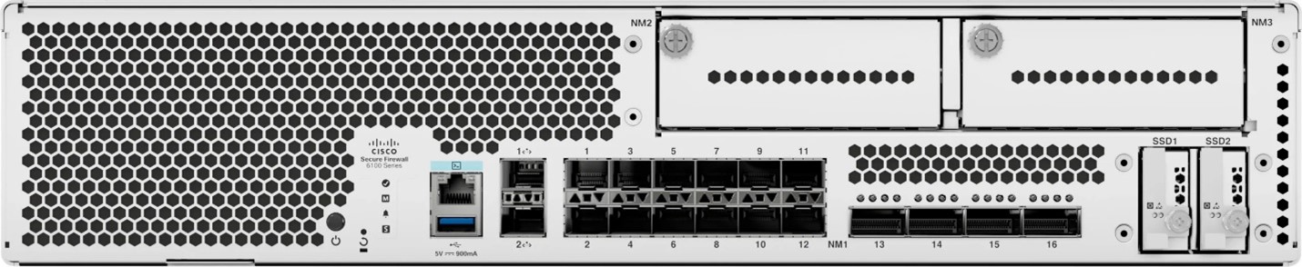 Cisco Secure Firewall 6100 Front View
