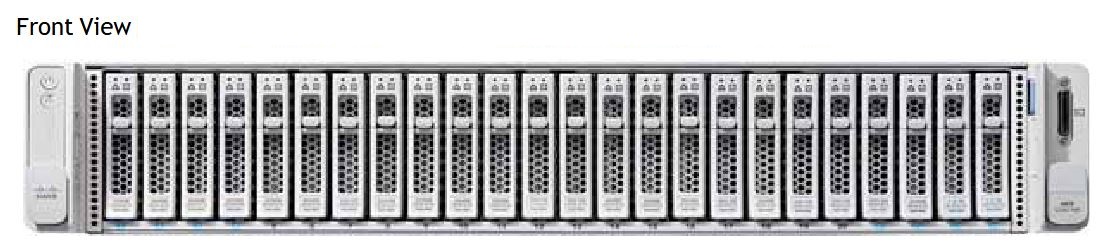 Cisco UCS C240 M8 Front View