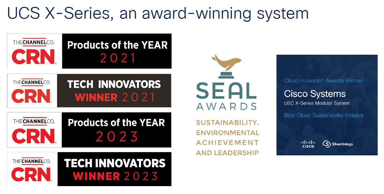 Cisco UCS X-Series Awards